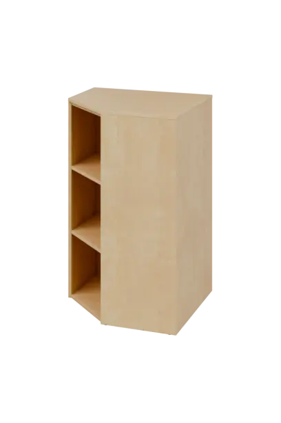 CV 3 - 7 skříň rohová, levá, 1100x700x700, bříza světlá